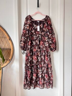 chinese dress ladies Baltic Born Womens Aspen Smocked Lace Maxi Dress | Off White main image 0